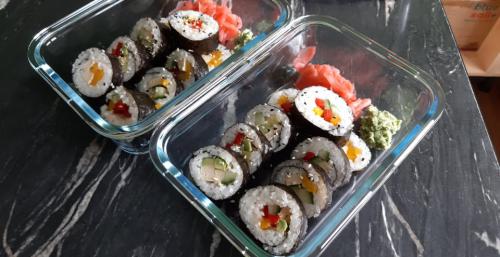 Veganské sushi 